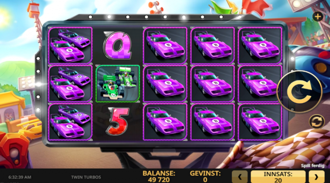 1 0709 twin turbos spilleautomat