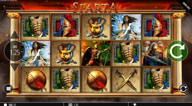 2 090922 fortunes of sparta spilleautomat