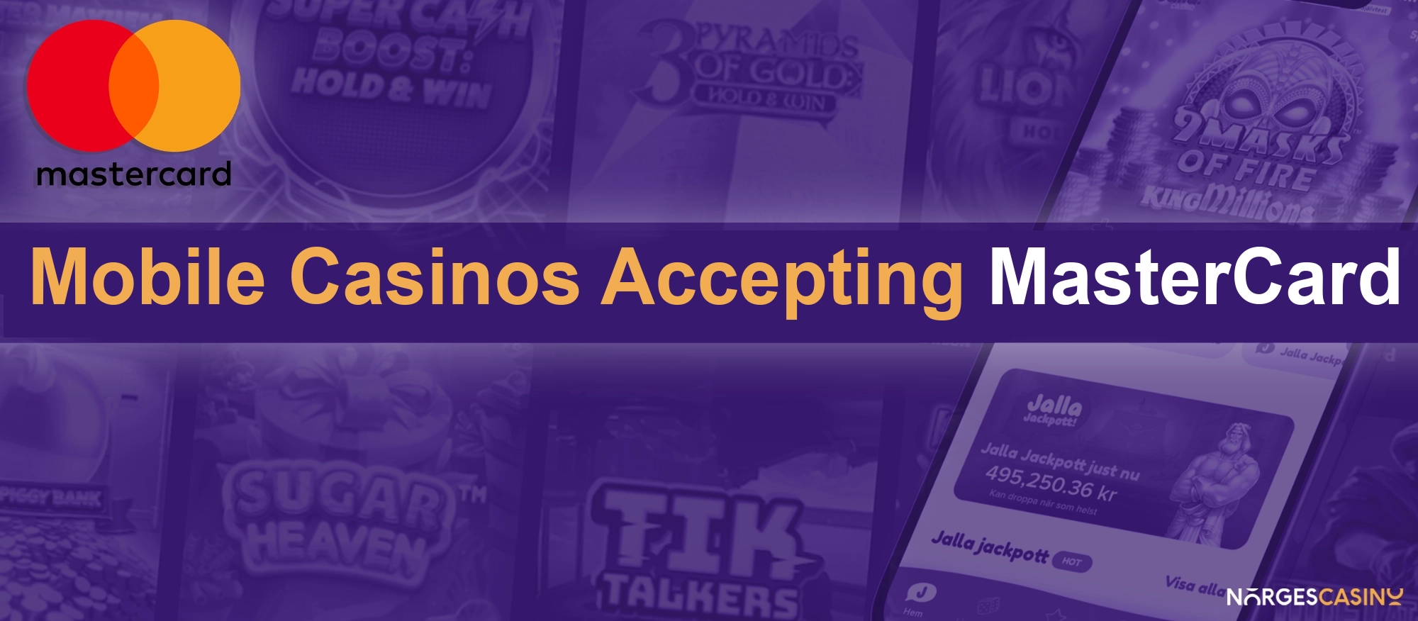 Mobile Casinos accepting MasterCard