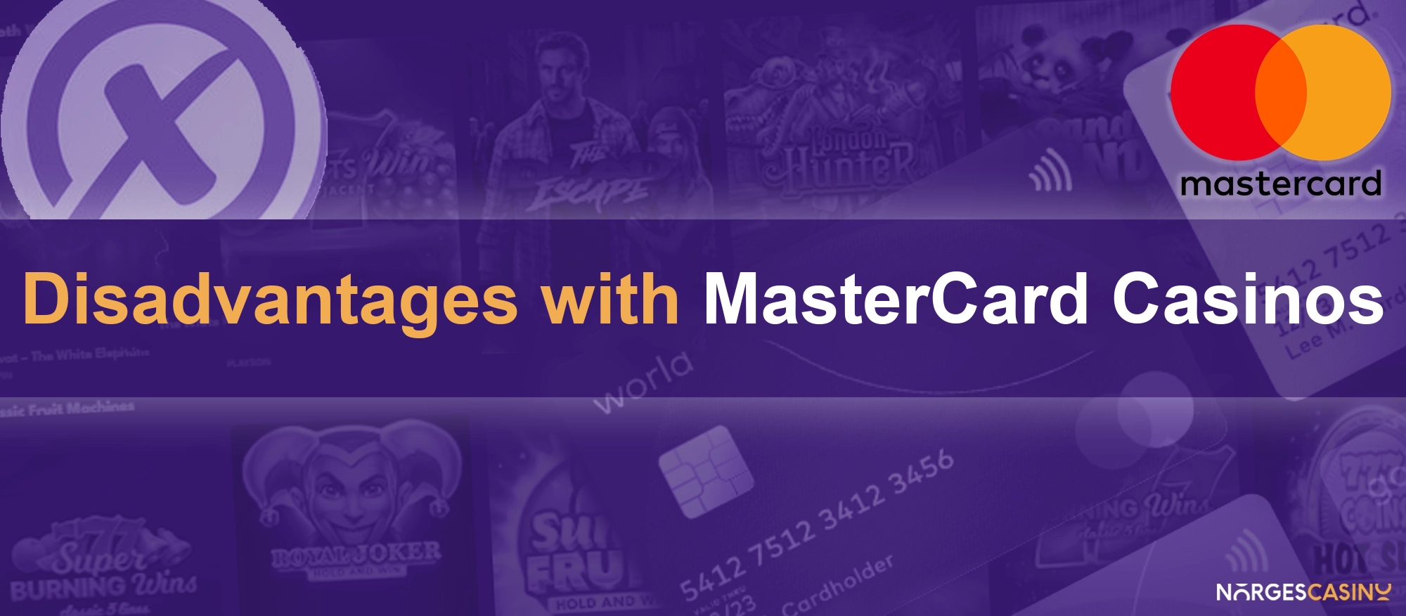 Disadvantages with MasterCard