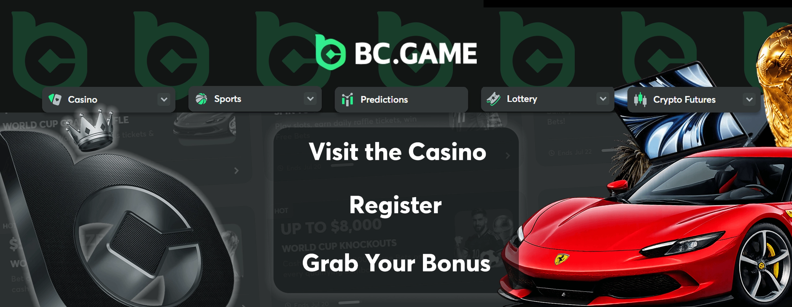 BC Game Casino registration