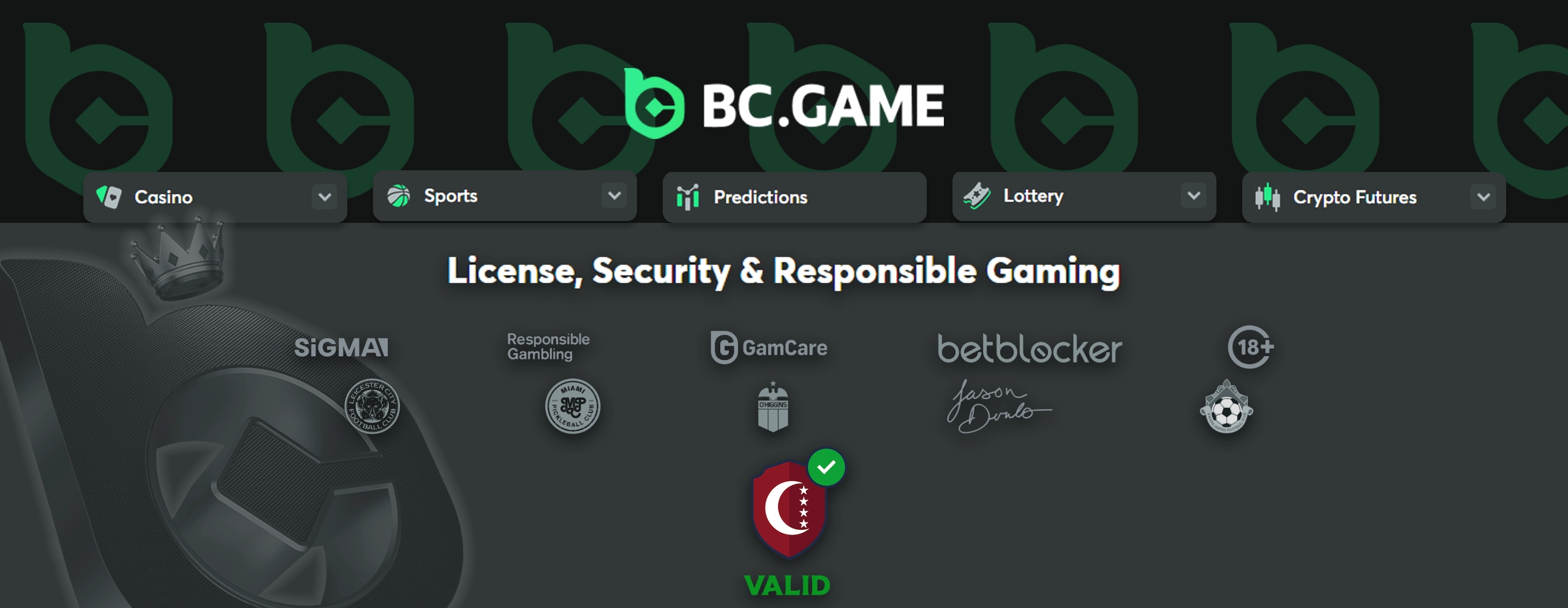 BC Game license and responsible gambling