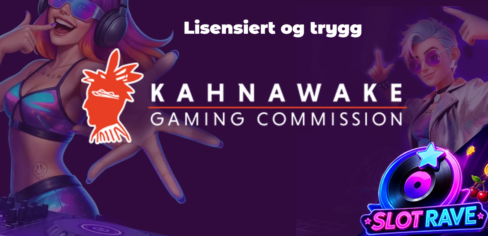 Kahnawake Gaming Commission lisens hos Slotrave Casino