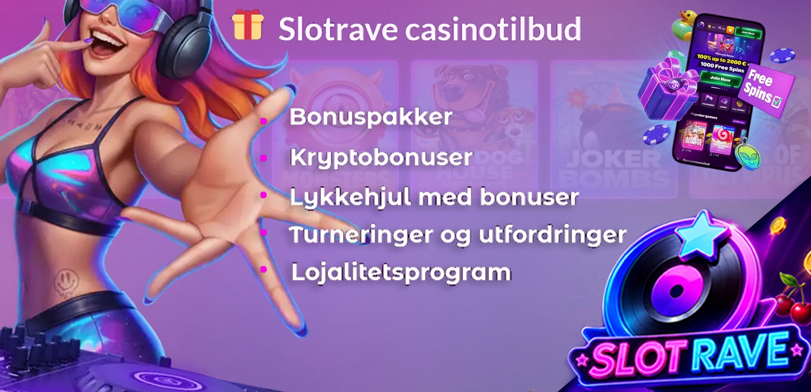 Slotrave Casino casinotilbud